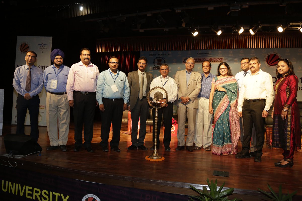 lpuuniversity's tweet photo. Indian Medical Association and #LPU organized Punjabβs largest Health Care Conference β#Hashcon-2016β at LPU https://t.co/jtl3ihQwQ5