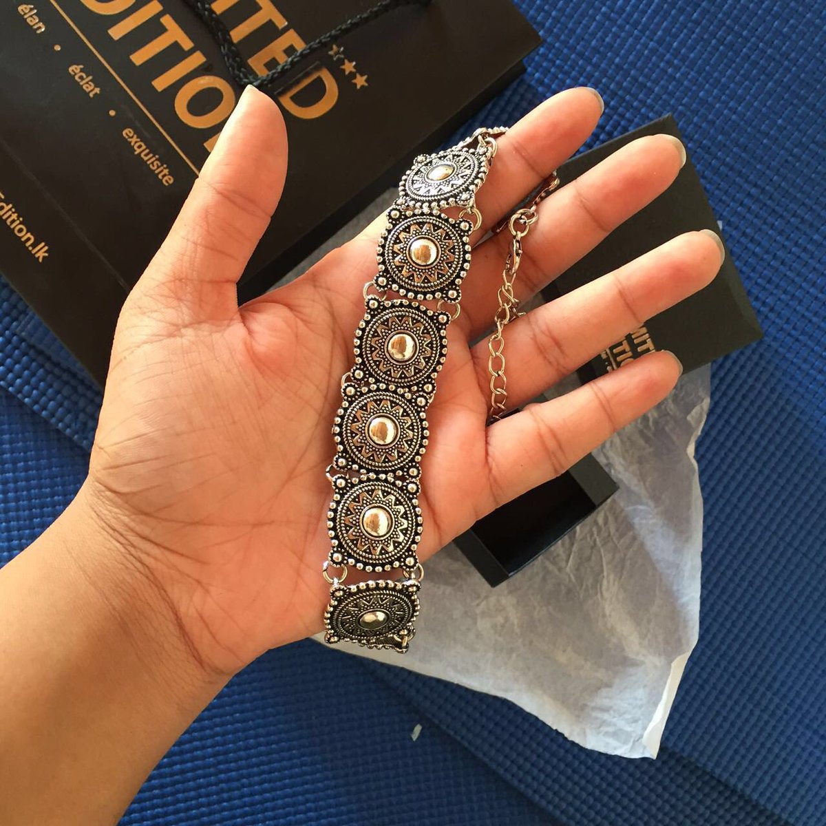 LELKStore's tweet photo. Thank you @savi_jayanetti for being a part of us ☺️❤️ 
#limitededitionlkstore #lehappycustomers #trending #jewelry https://t.co/QWwMMZK8Mj