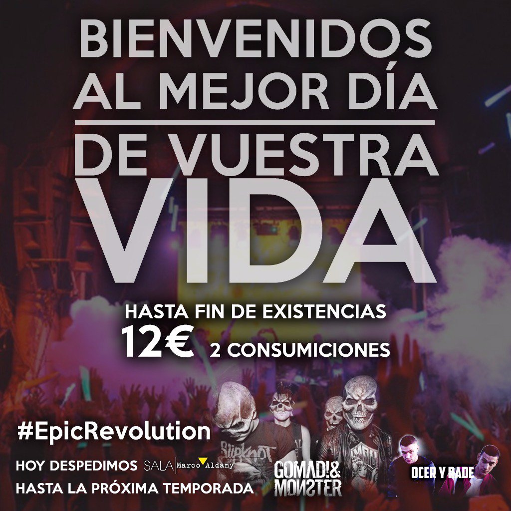 ¡SÓLO QUEDAN HORAS!

#EpicRevolution