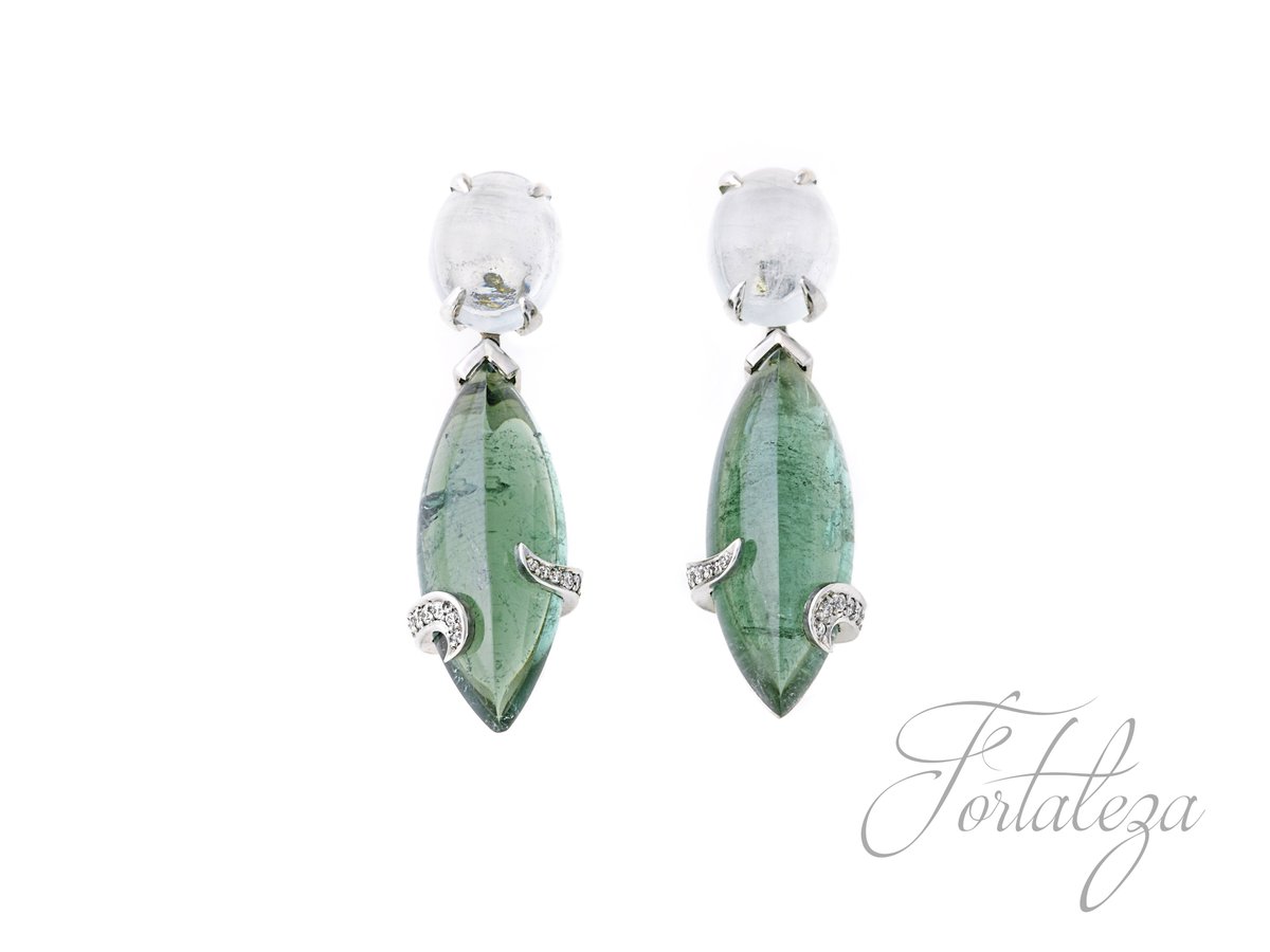 MAÑANA ES SU DÍA! #diadelamadre #fortaleza #7millonesderazones Pendientes #aguamarina y #turmalina de <a href="/sietegallery/">SIETE Jewels Gallery</a>