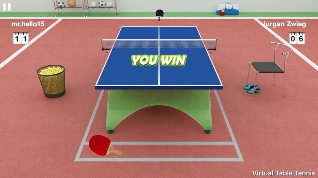 arico_15's tweet photo. Recommend #VirtualTableTennis. iPhone:https://t.co/5kA3YVOHqU Android:https://t.co/0ZwVH3scqI https://t.co/EQUlB7bMtU