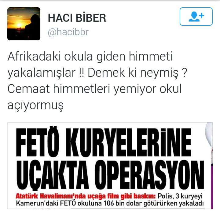 Paralar bazı kansızların dediği gibi İsrailden değil Anadolunun yiğit evlatlarından gidiyormuş.
<a href="/16Alparslan/">Alparslan</a>