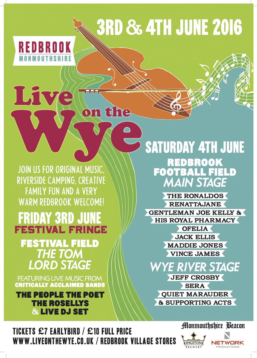 LIVE ON THE WYE: A music festival you can #canoe to! @canoethewye1 @WyeCanoes @canoehire @MonmouthCanoe @wyebeauty