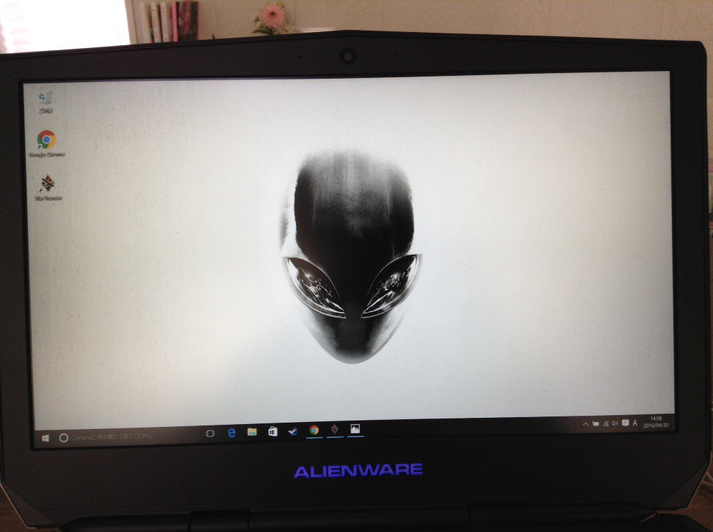 PEPSI_General's tweet photo. パソコン買ったぞ〜!
DELLのALIENWARE 15
スペック↓
CPU:Core i7 6700HQ
GPU:GTX 970M
OS:Windows 10 Pro
メモリ:16GB
#alienware
#DELL
#パソコン https://t.co/e6viuQ3gfv
