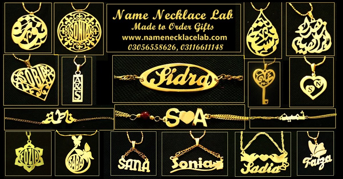 Name Necklace Lab on Twitter: \