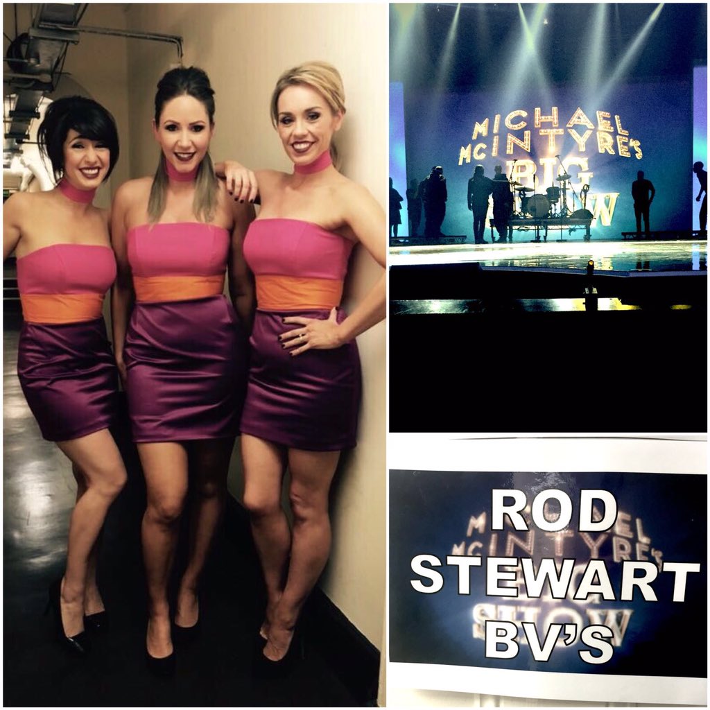 TheiGency's tweet image. Watch Michael McIntyre's Big Show tonight to see our vocalists performing with international superstar Rod Stewart 💋