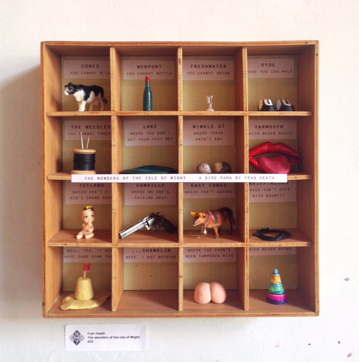 undecidedart's tweet photo. We love this #WondersOfTheWight diorama by @FranHeathWriter in the current #UAC show at @VentnorExchange #iwart #IW https://t.co/c3b8Yf4Bsu