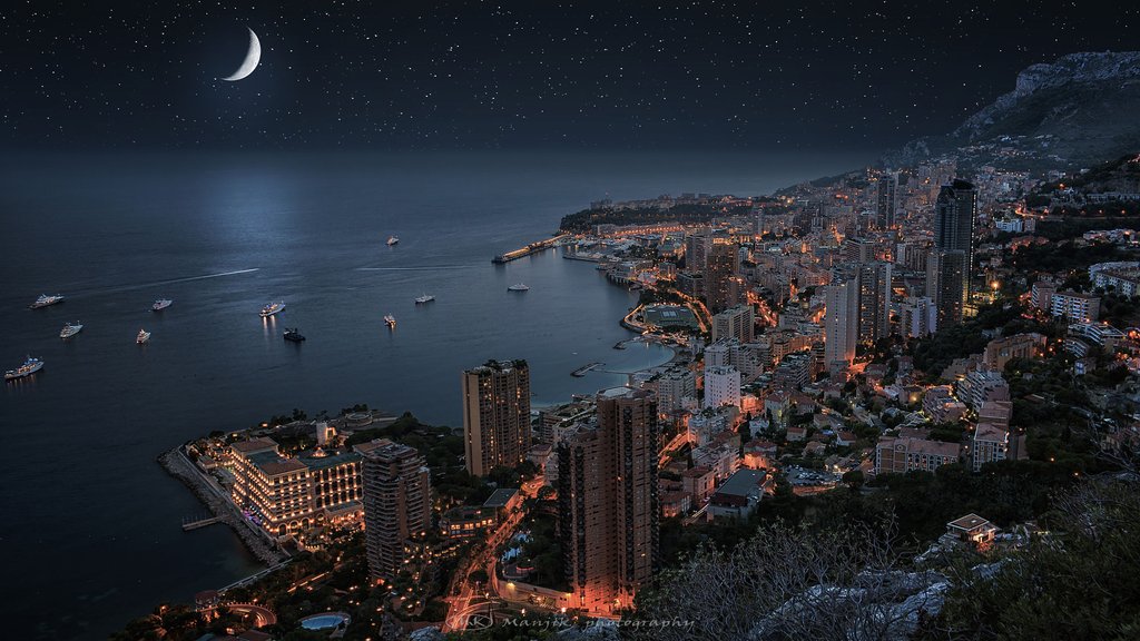 Monaco by night by Manjik photography.
#great #photography