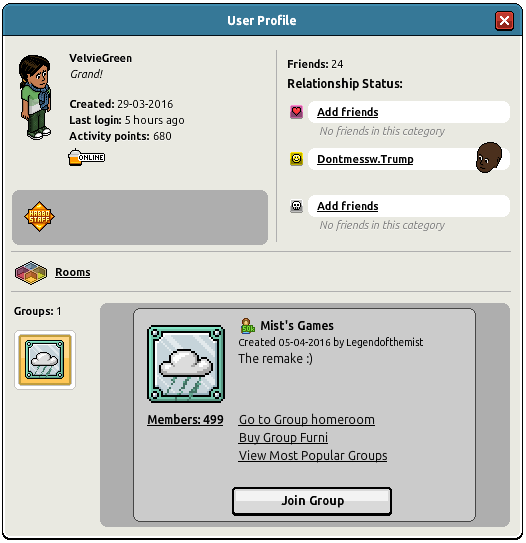 duckieWorld's tweet photo. Odd friend for a Staff to have.. lol  Anyone seen her around the .com hotel? #Habbo #duckieWorld https://t.co/ALydIXoBjz