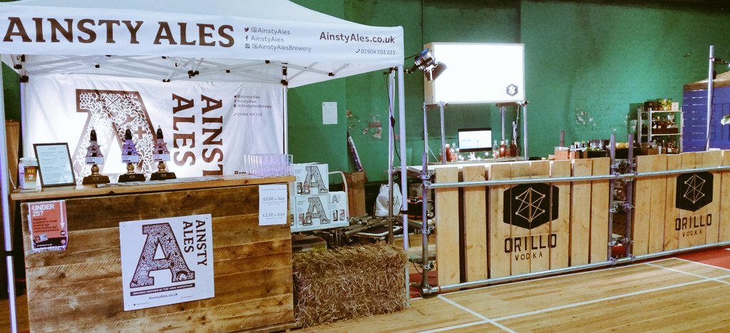 AinstyAles's tweet photo. #craftbeer or #vodka at #Craftworks #York #day2 .... @FeastinYork @OrilloVodka https://t.co/moNqKO6BBo