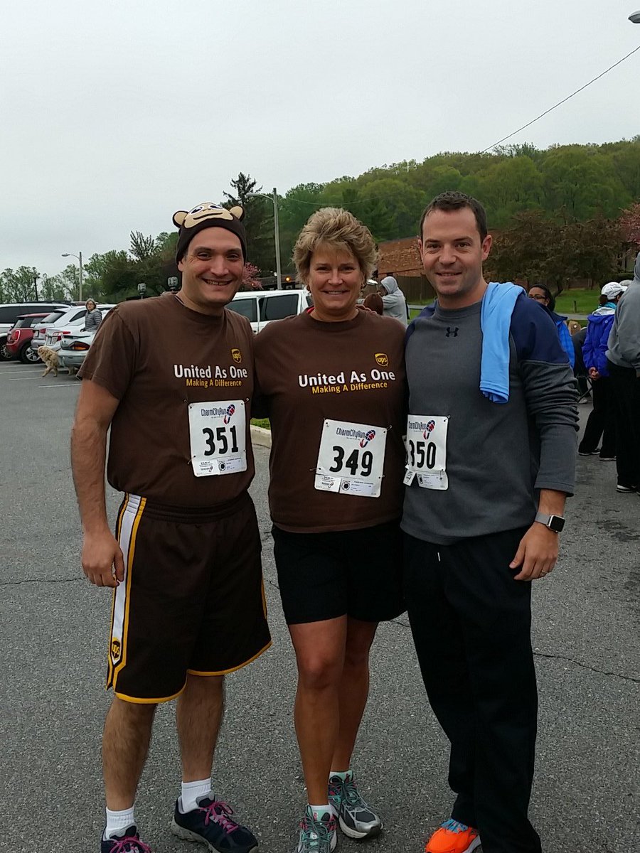 KipHollarUPS's tweet photo. @ChesapeakUPSers @Sherlockhoward @KipHollarUPS & Gary Harmon running the @KennedyKrieger #ROARforKids 5K. #WeAreUPS https://t.co/BIpS3Z9oYl