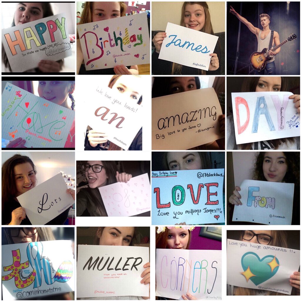 Happy birthday <a href="/TheVampsJames/">James Brittain-McVey</a> hope you like what we made!!!