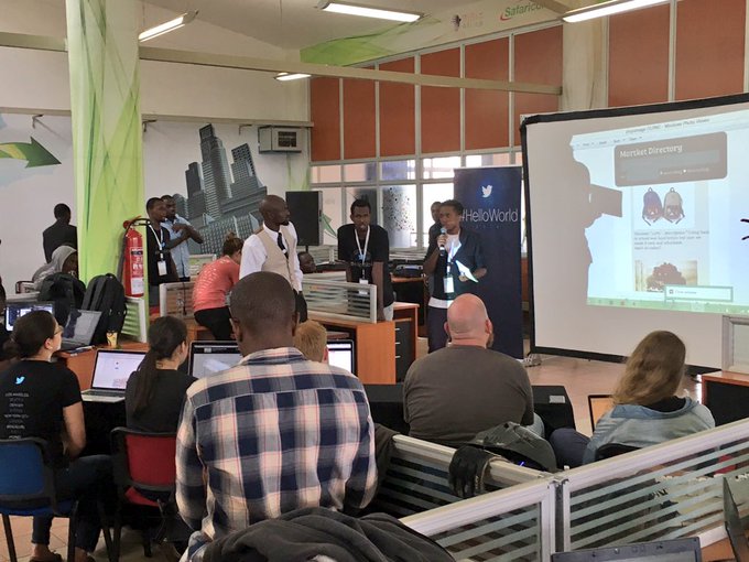 Judging is well underway. Impressive projects! #SmartCityNairobi #HelloWorld https://t.co/uVStrs6OKA<a href="/tag/helloworld"class="tags"><span>#helloworld</span></a><a href="/tag/smartcitynairobi"class="tags"><span>#smartcitynairobi</span></a>