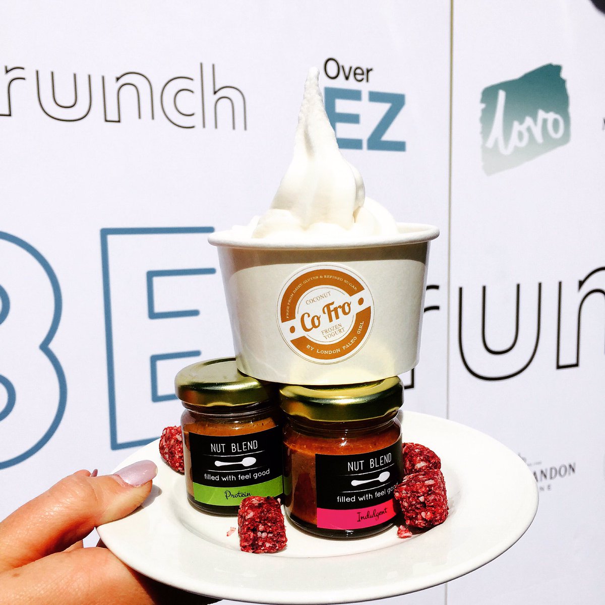 londonpaleogirl's tweet photo. Co Fro Tower🍧 @BEbrunch Today's perfect combo @nut_blend &amp; #london #paleo #girl #proteinpops #soho #brunch #party https://t.co/9bcvC2aHPr