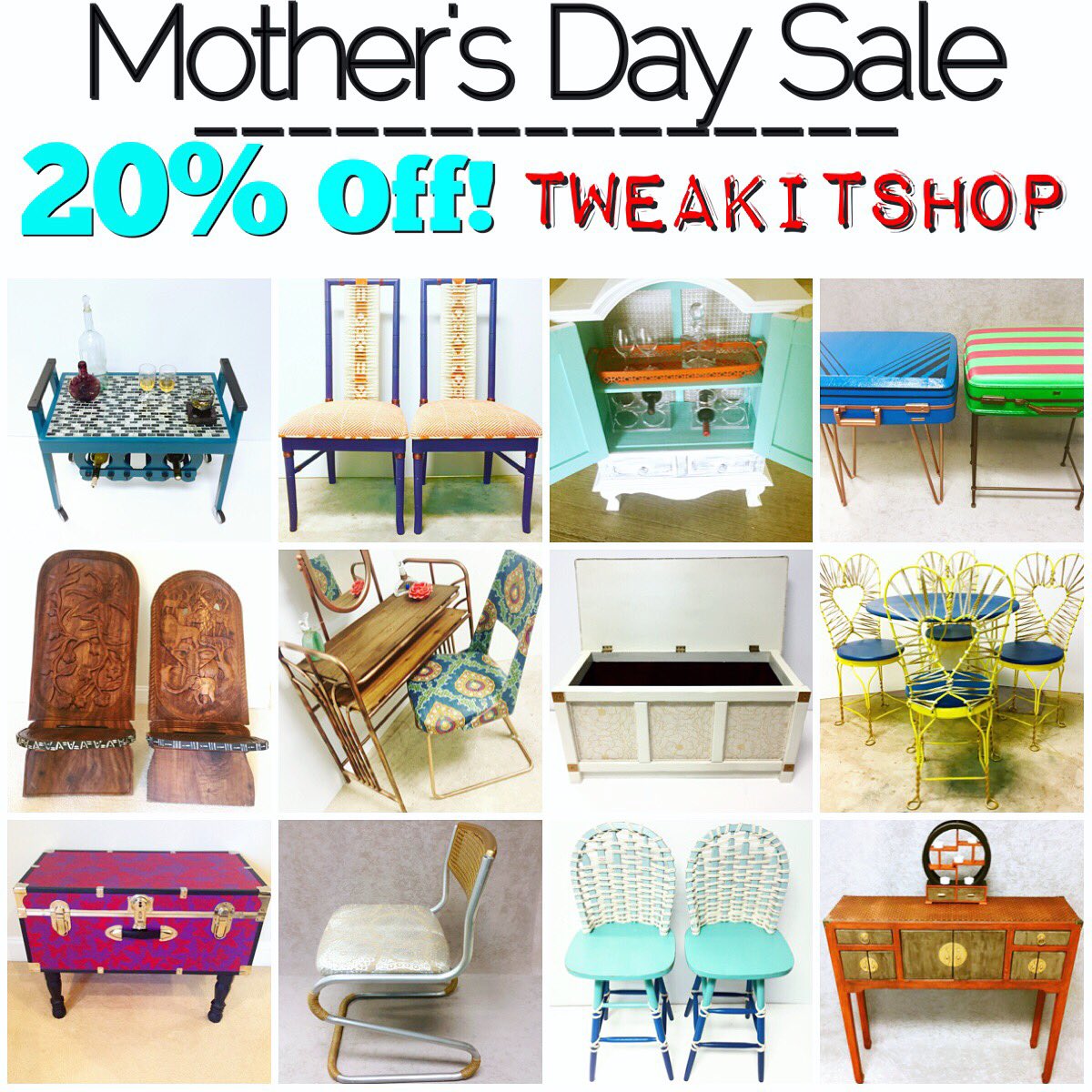 tweakitstudio's tweet image. All mothers deserve the best. 20% off #Tweakitshop now thru 5/8!  #mothersdaySale #mothersruntheworld #mothersday 🌻