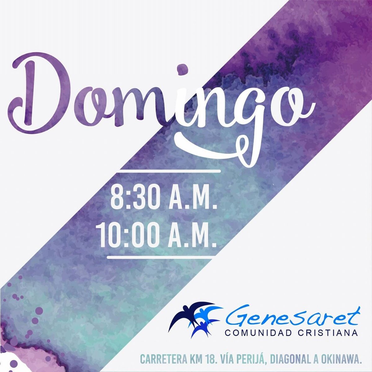 CCGenesaret's tweet photo. ¡Mañana es nuestro día favorito de la semana ! Te esperamos en nuestros servicio ¡No te vengas sólo! #EDE #EsTiempo https://t.co/aoxsHJ4yUz