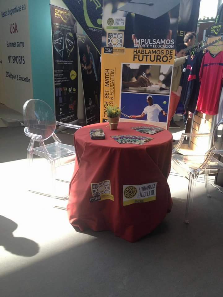 csmsportsedu's tweet photo. Ya estamos en el Mutua Madrid Open! Pasa a visitarnos, te esperamos! https://t.co/qf9MJtL6sd