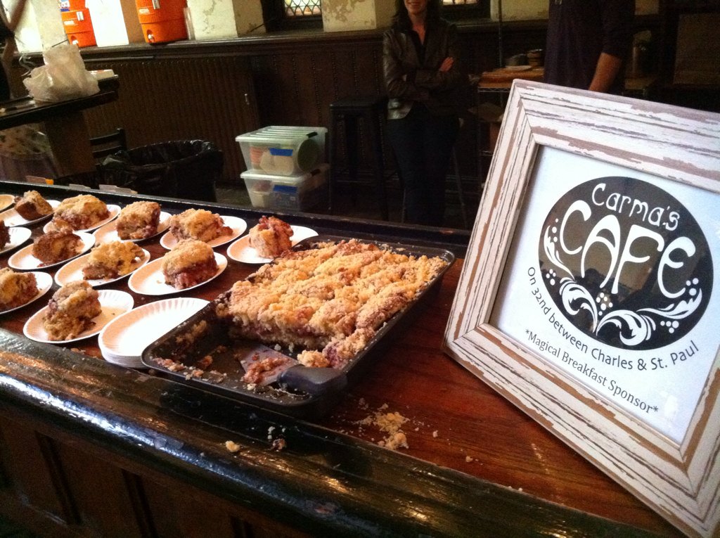 SBJenks1's tweet photo. Cakes by @carmascafe provided to vendors for the #buzzmakermarket taking place at @twentysixforty !! https://t.co/qQdefis4Q3