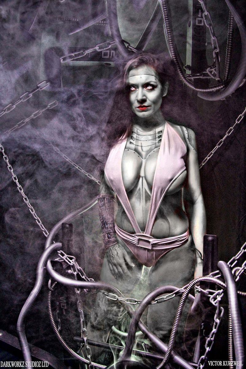 DaveDark0's tweet photo. Turning @DaniTOfficial into a cyborg, future shock! https://t.co/2wssfyMJFr