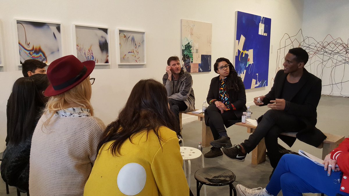 MadeinArtsLDN's tweet photo. Fascinating talk with @RudyLoewe @othellodesouza Aaron Peake at #MiALIntersection second talk 'Cultural Capital' 3-5 https://t.co/kgX2h32zeZ