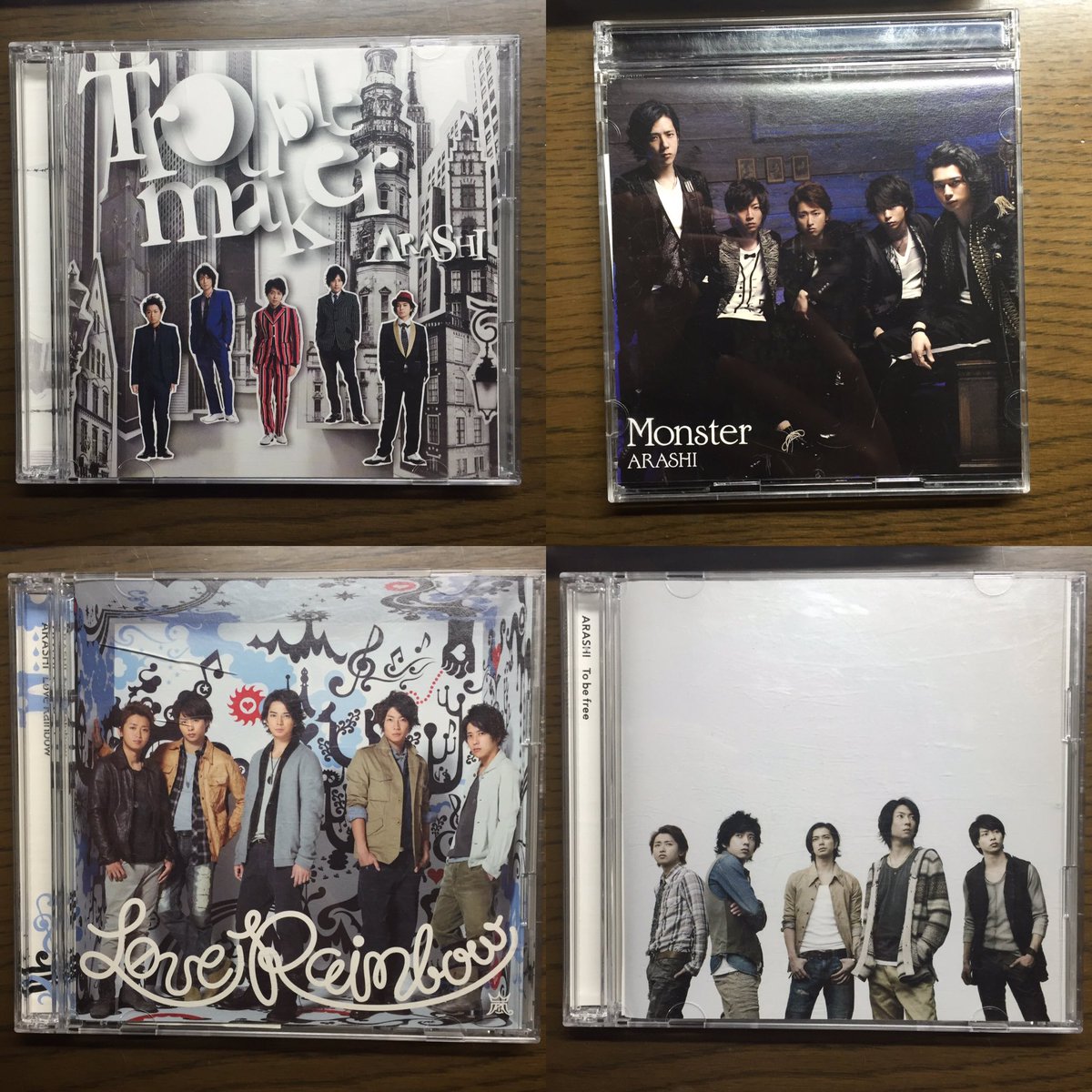 a_tothers's tweet photo. 嵐CD(全て初回限定版)
dear snow以降は状態は良いです。
すべて再生済み。
定価以下可能です。
#嵐グッズ
#嵐CD
#初回限定 https://t.co/GPo4rWvADh