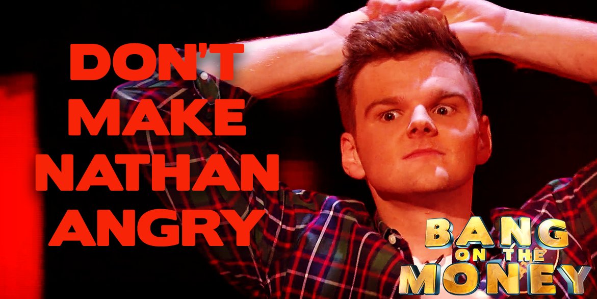 BOTM's tweet photo. You need to nail this, Lydia. If only to avoid Nathan doing that face again... 😨 #BangOnTheMoney https://t.co/eKC64wBUKJ