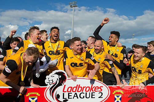 Pics | Trophy day for #LadbrokesL2 champions <a href="/EastFifeFC/">East Fife FC</a>. RT if you enjoyed the party at Bayview!