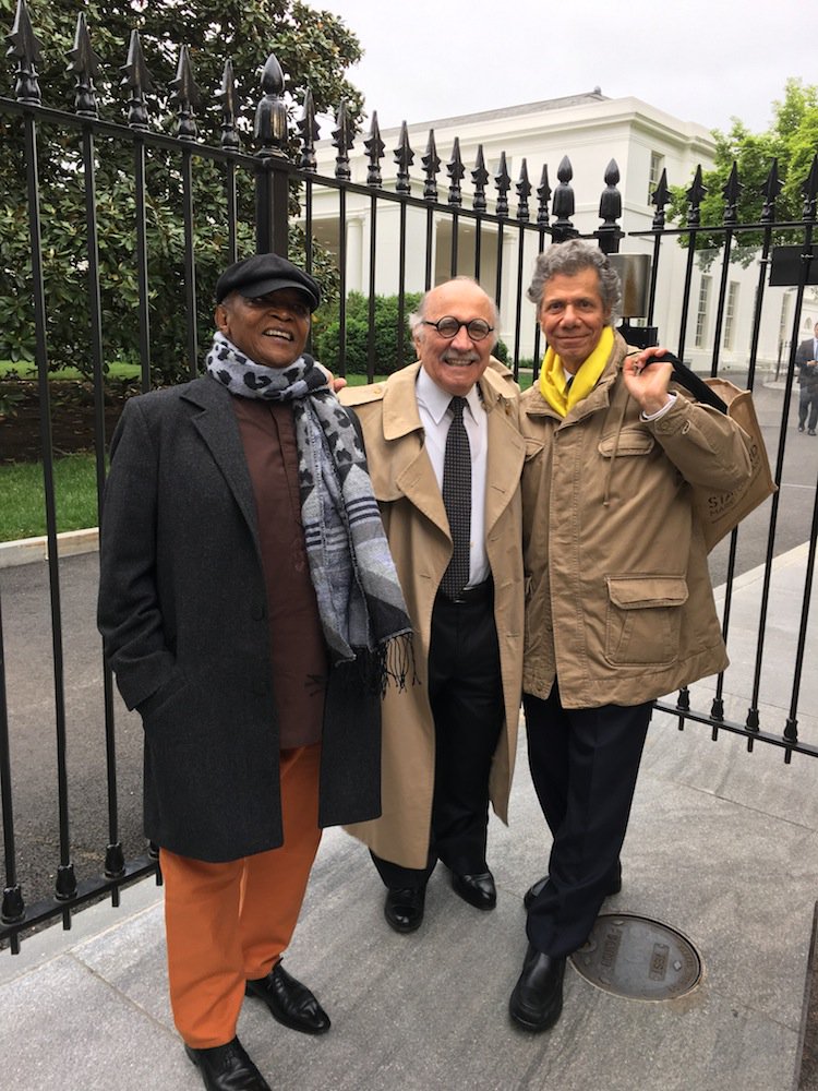 Hugh Masekela Tommy Lipuma and Chick Corea "Jazz at the White House" jazzday.com #JazzDay