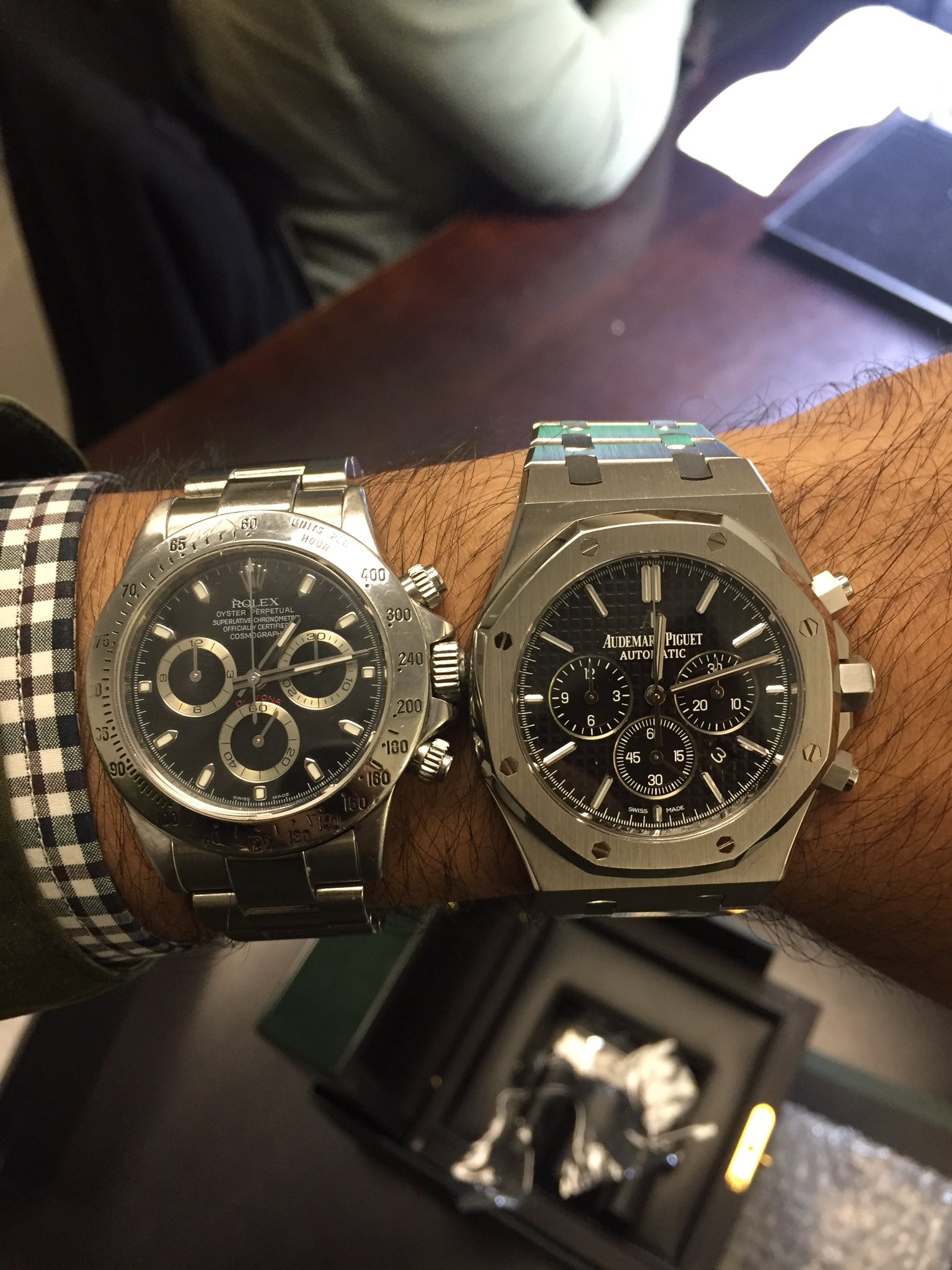 audemars piguet royal oak vs rolex daytona