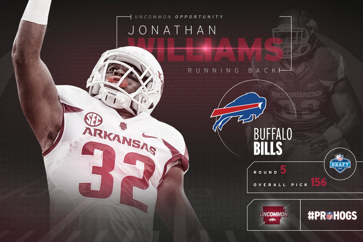 RazorbackFB's tweet image. 🏈 @Jwillpart2 TO THE @buffalobills!

#ProHogs #NFLDraft