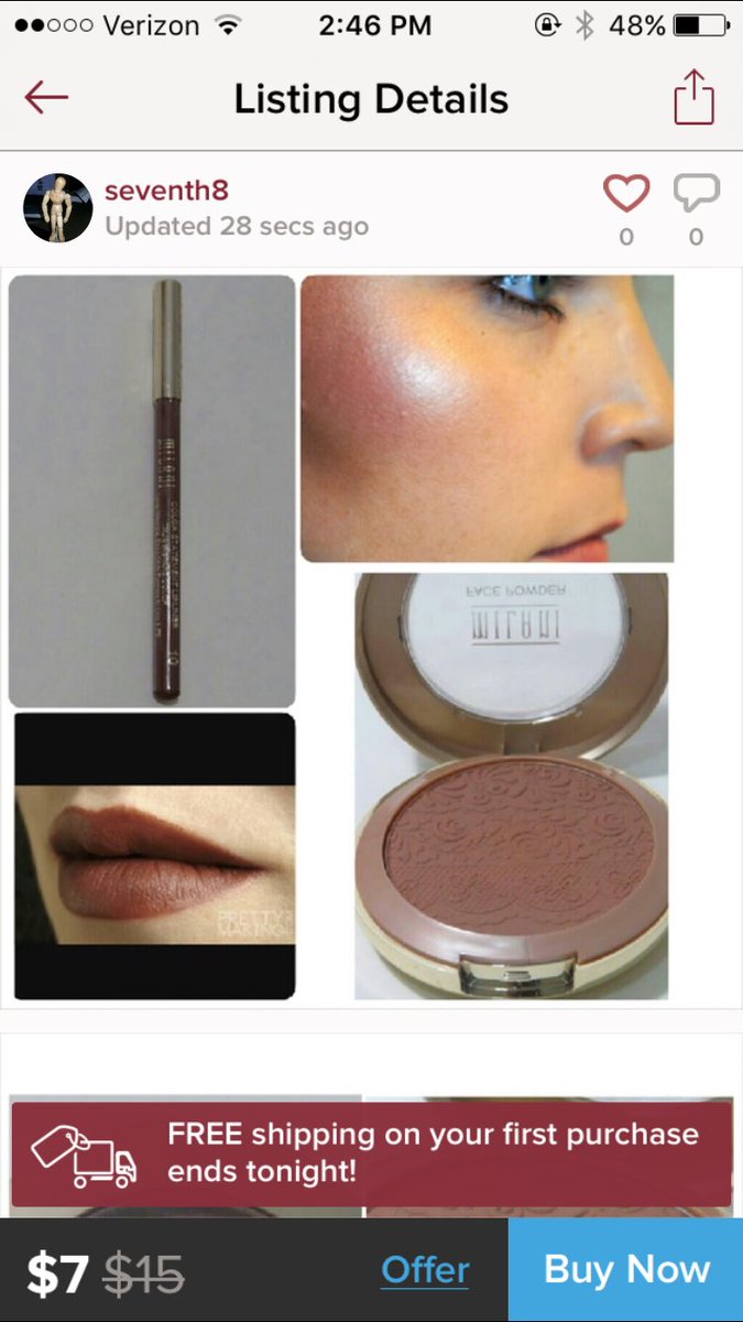 makeupsharegive's tweet image. If you downloaded "POSHMARK" buy this with your $10 Credits so i can do more giveaways ✨
