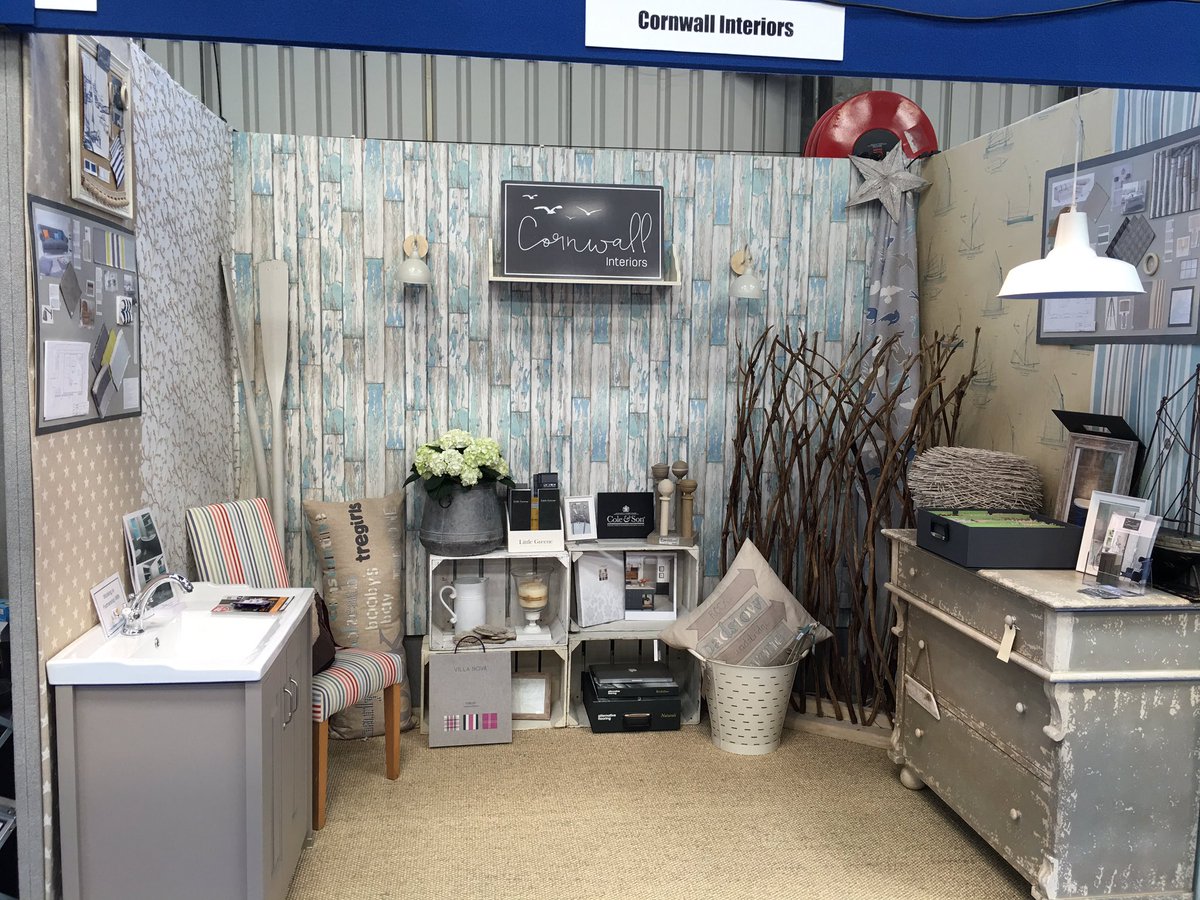Cornwallinterio's tweet image. We are exhibiting at the #cornwallhomeshow #royalcornwallshowground Come say hi! 😊 #cornwallinteriors