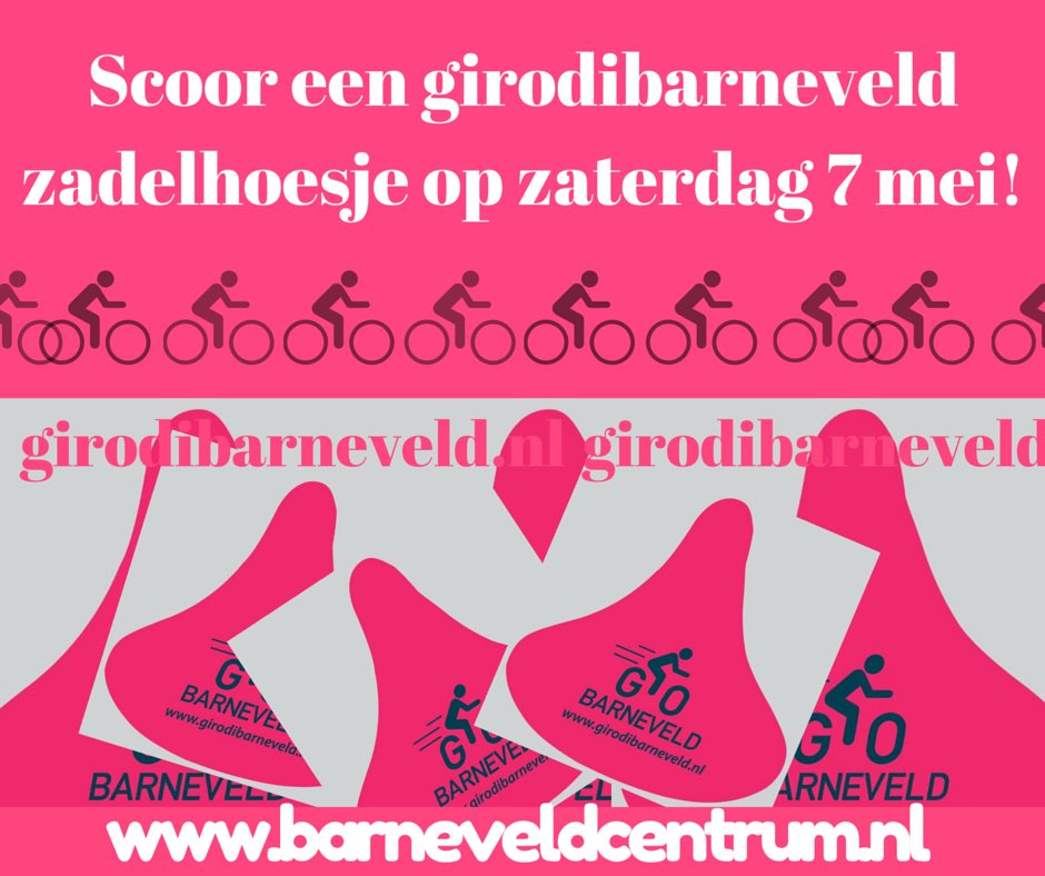 Barneveld kleurt roze, uw fiets ook;)