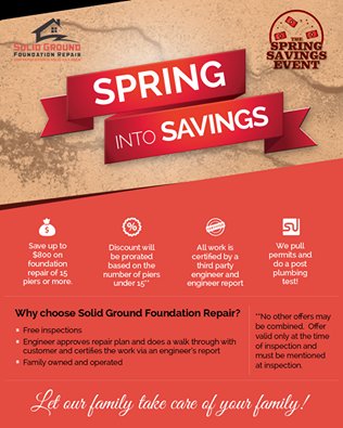 SG_Repair's tweet photo. Have you made use of the #springoffer? To avail this call us @ 972-979-6049 #Foundationrepair #Texas #Nocracks https://t.co/OsbA6UxVNI