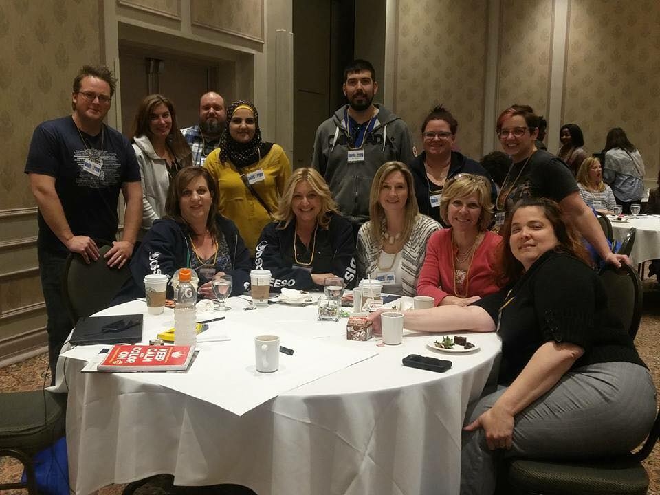 OSSTF9's tweet photo. Thank you to some of our new members who attended an #OSSTF conference to learn more about their union. #WeAreOSSTF https://t.co/XCMUNMcB40