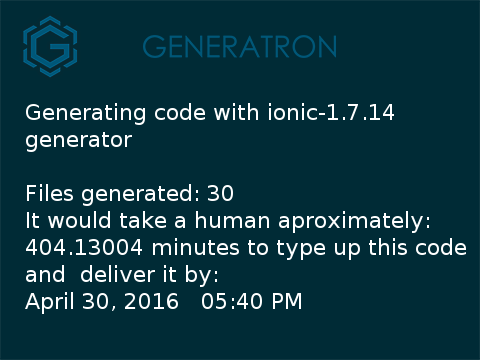 generatron.com/GeneratronEngi… #ionicframework #frontend #generativecoding, #codegeneration