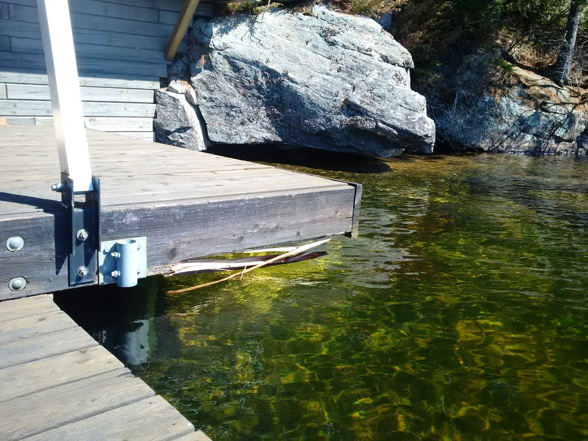 A bit of ice damage from the high water levels, but it could have been worse! <a href="/KennisisLake/">Kennisis Lake</a>