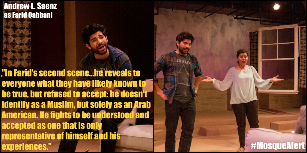 Silk_Road's tweet photo. Actor @And_Saenz on his #MosqueAlert character Farid: "He fights to be understood and accepted." #millenials #Muslim https://t.co/SvfusaAuAt