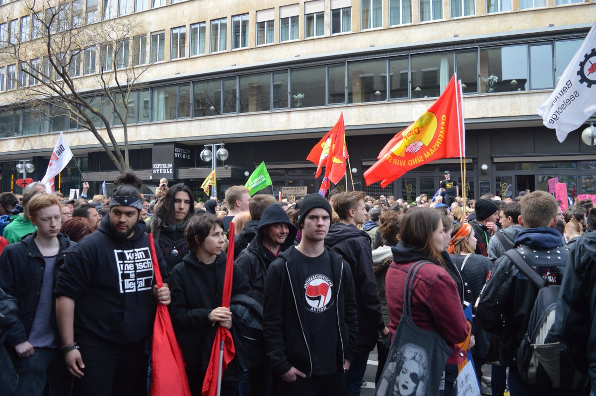 Simone Zoppellaro Thousands Of Protesters Today In Stuttgart Against Racism The Afd Congress Some Pics I Took Noafdstgt Afdbpt