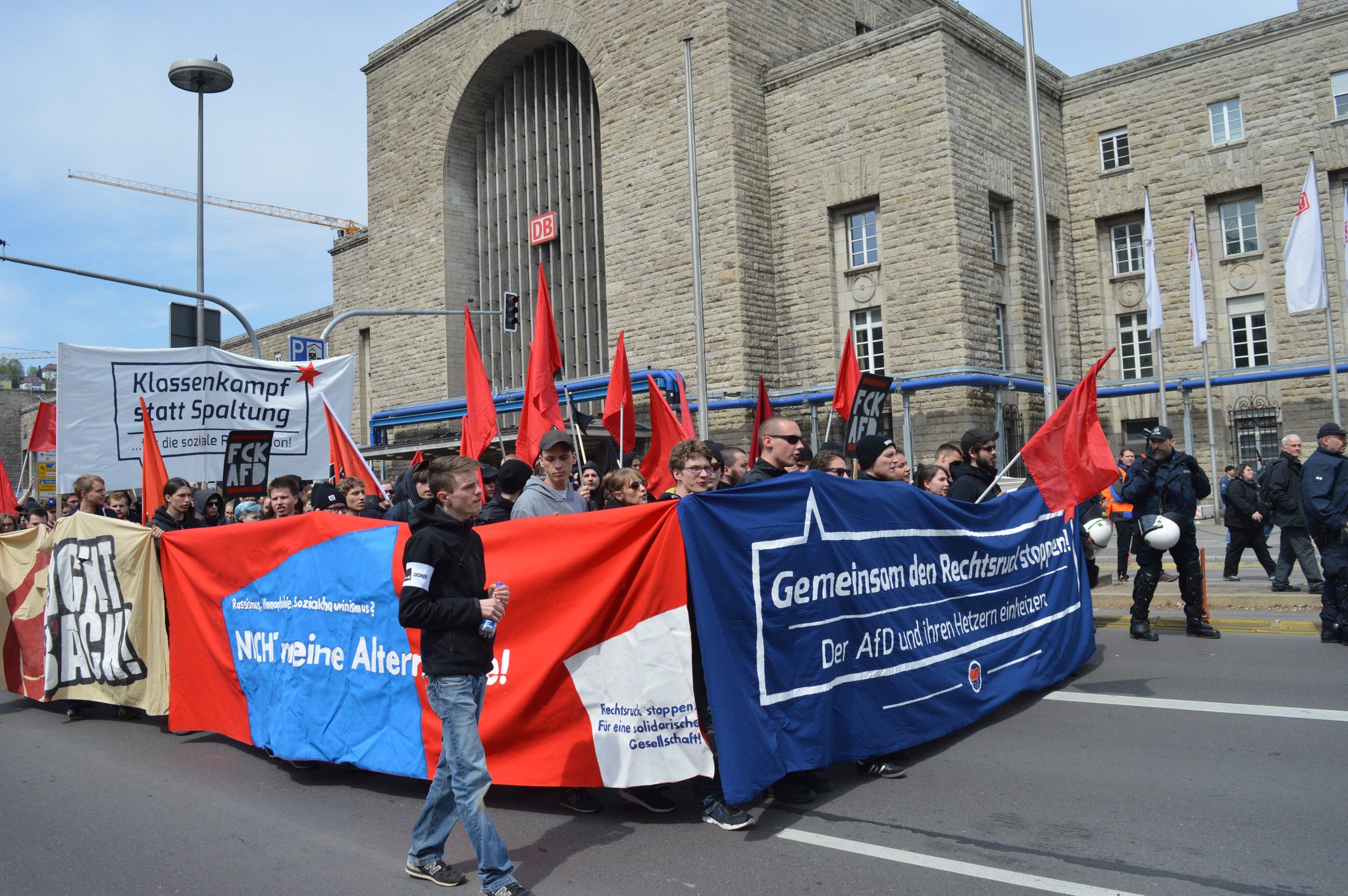 Simone Zoppellaro Thousands Of Protesters Today In Stuttgart Against Racism The Afd Congress Some Pics I Took Noafdstgt Afdbpt