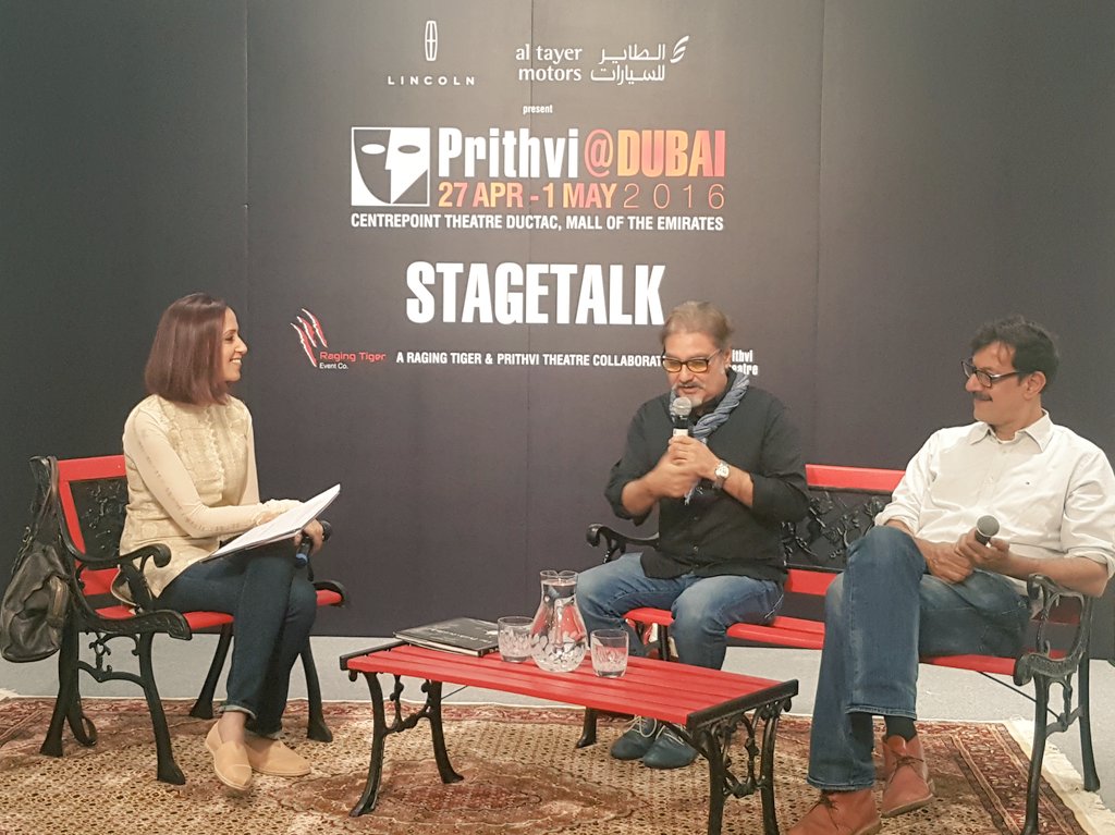 RagingTigerCo's tweet photo. #StageTalk #NothingLikeLear 
#PrithviatDubai #ragingtigerco @PrithviTheatre  @pathakvinay @mrrajatkapoor https://t.co/3EEEGnVlh1