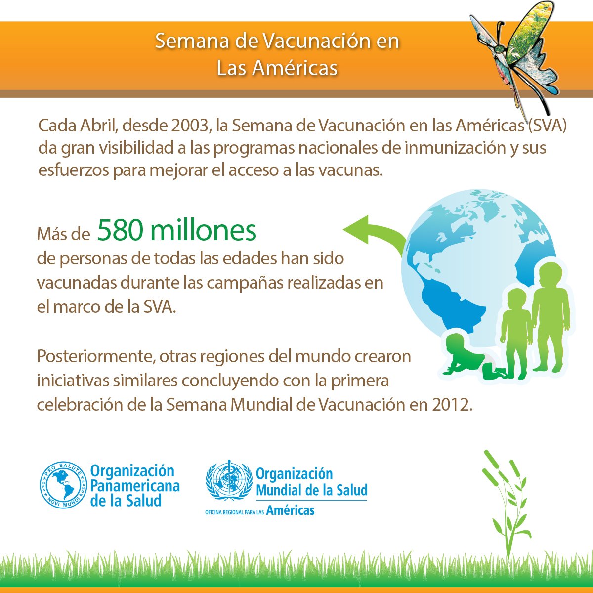 opsoms's tweet photo. + de 580 millones de personas han sido vacunadas bajo el marco de la Semana de Vacunación en las Américas. #Vacúnate https://t.co/8amvc5WgLW