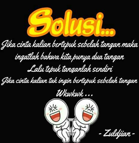 Zuldjiann's tweet photo. Solusi tiada berhenti https://t.co/tIlMRv1fOu