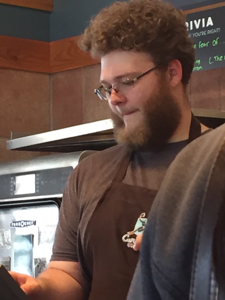nate_labatt's tweet image. Who knew Seth Rogen&apos;s little bro would be serving my coffee this morning!!
#Doppelgänger #sethrogen @Sethrogen