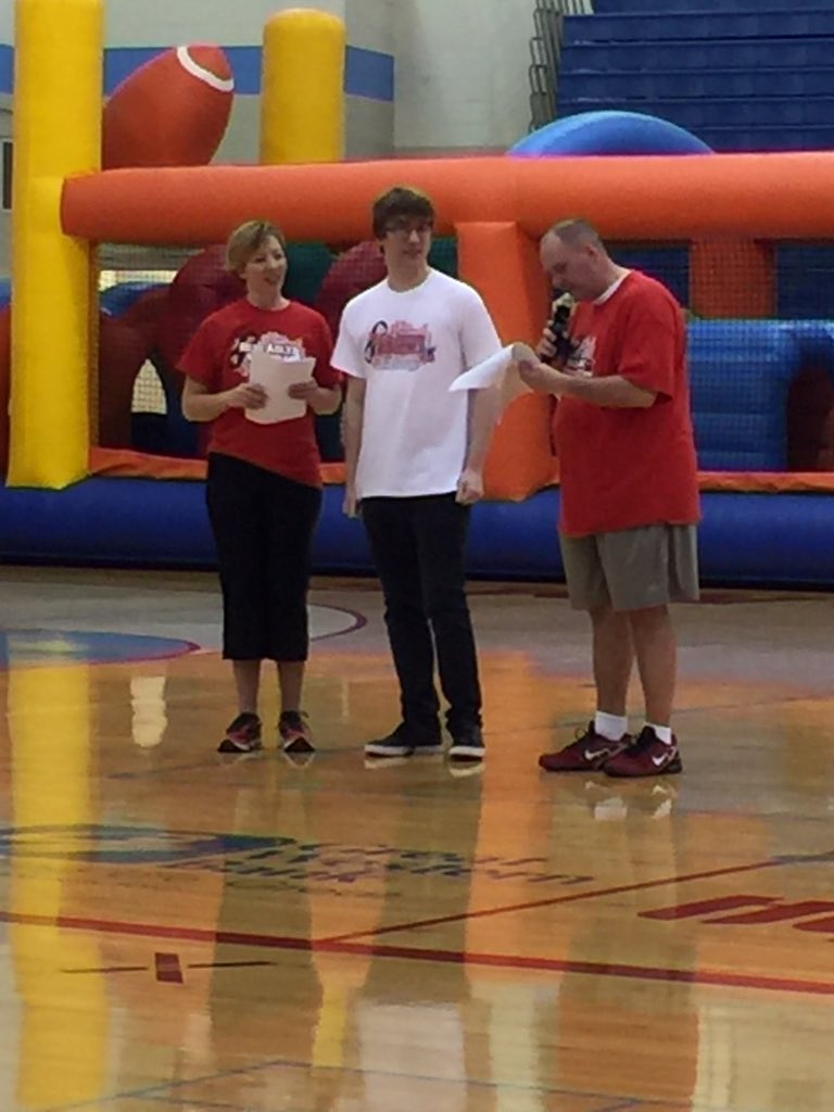 Reid Adler Memorial Kindness Scholarship recipient David Lynch 700 hours of community service. #BEKIND