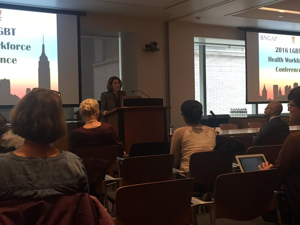 NFS1978's tweet image. Dean Laurie Glimcher of Weill Cornell Medical College at 2016 LGBT Health Workforce Conference
