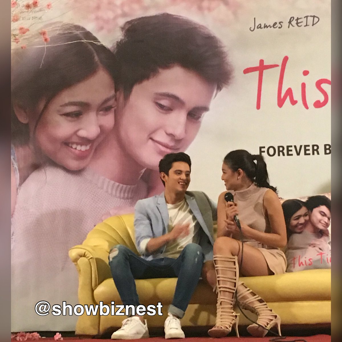 showbiznest's tweet photo. Yung wala silang pakialam sa mundo. Basta sila inlove! #ThisTimePresscon

Videos at https://t.co/gtm9BRIF7N https://t.co/8IpKdNFH1K