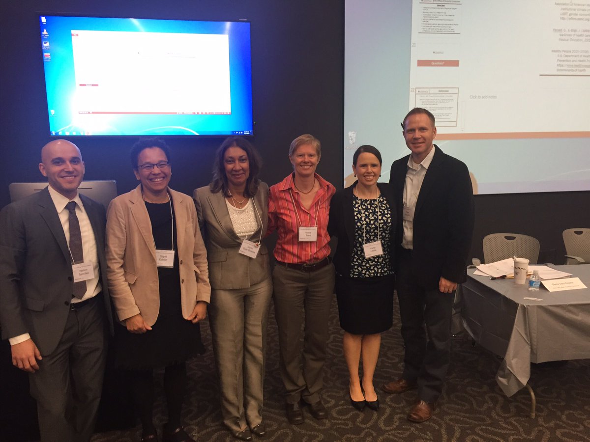 NFS1978's tweet image. Sigrid Gabler, Maria Soto-Greene, Maria Towe, Katie Leslie, Ryan Simpson--Interprofessional Health Collaborators