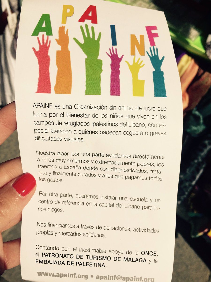 pelilosan's tweet photo. @ONCE_oficial contribuyendo en el Mercado solidario de #APAINF https://t.co/IqTvy00pdU