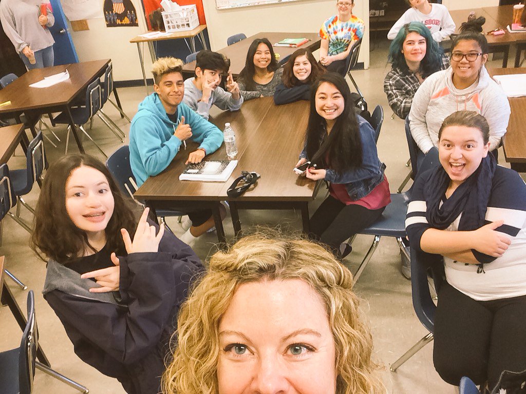SarahAnnDenny's tweet photo. What do IB kids do at 8:35 on a Saturday morning? Study! #IBCool #ibtestprep @hilhiadmn @kim_bliss https://t.co/rTUwNzfQdW
